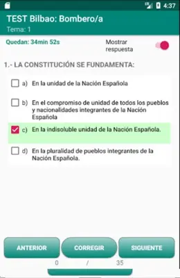 Batería OPE Bilbao 2019 android App screenshot 1